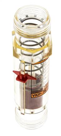 G1'' Kunststoff-Schwebekörper-Durchflussmesser für Öl 100 cSt 10-75 l/min