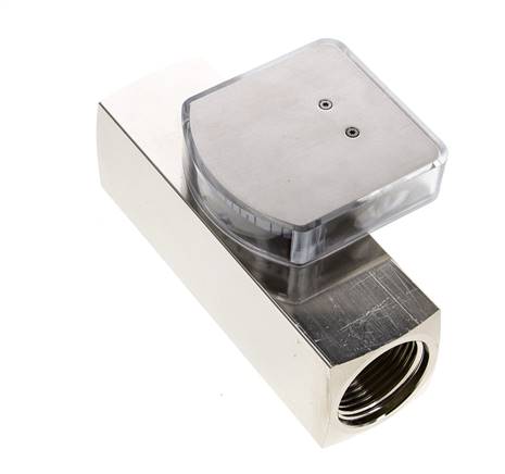 G1'' Messing-Schwebekörper-Durchflussmesser für Öl 0.1-0.8 l/min 250 bar