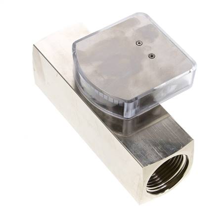 G1'' Messing-Schwebekörper-Durchflussmesser für Öl 0.5-1.5 l/min 250 bar