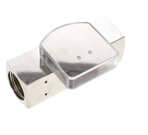G1'' Messing-Schwebekörper-Durchflussmesser für Öl 1-4 l/min 250 bar