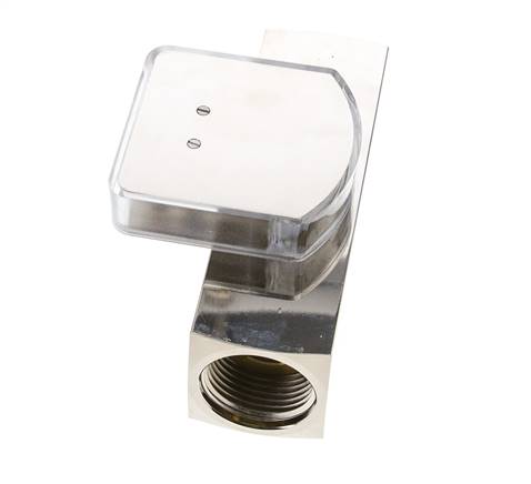 G1'' Messing-Schwebekörper-Durchflussmesser für Öl 1-4 l/min 250 bar