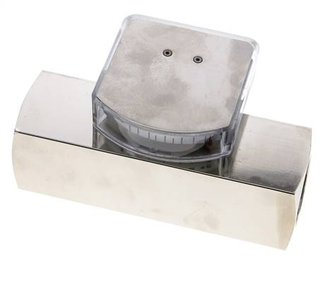 G1'' Messing-Schwebekörper-Durchflussmesser für Öl 3-10 l/min 250 bar