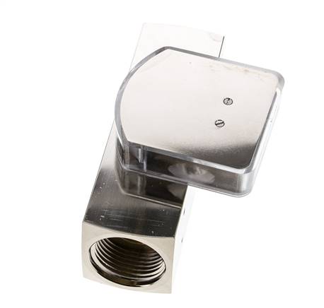 G1'' Messing-Schwebekörper-Durchflussmesser für Öl 5-15 l/min 250 bar