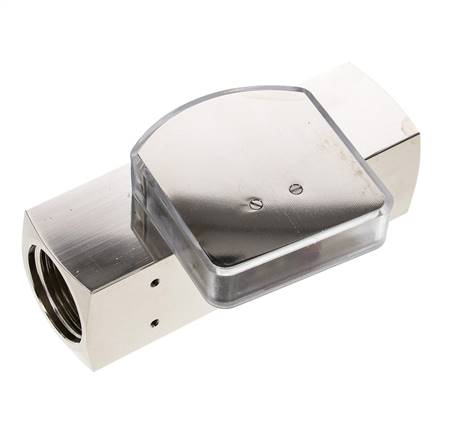 G1'' Messing-Schwebekörper-Durchflussmesser für Öl 5-15 l/min 250 bar