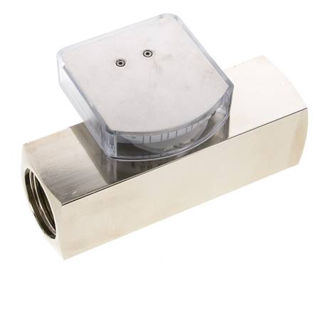 G1'' Messing-Schwebekörper-Durchflussmesser für Öl 8-24 l/min 250 bar