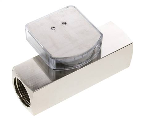 G1'' Messing-Schwebekörper-Durchflussmesser für Öl 15-45 l/min 250 bar
