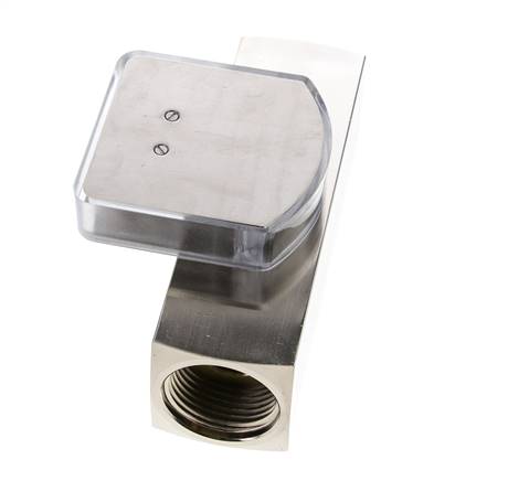 G1'' Messing-Schwebekörper-Durchflussmesser für Öl 15-45 l/min 250 bar