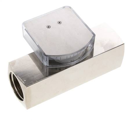 G1'' Messing-Schwebekörper-Durchflussmesser für Öl 20-60 l/min 250 bar