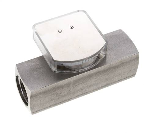 G1'' Edelstahl-Schwebekörper-Durchflussmesser für Öl 0.1-0.8 l/min 300 bar