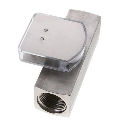 G1'' Edelstahl-Schwebekörper-Durchflussmesser für Öl 1-4 l/min 300 bar