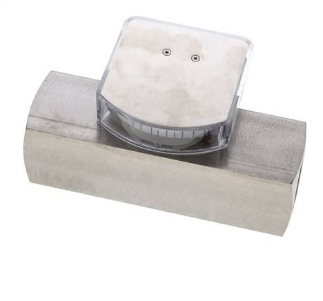G1'' Edelstahl-Schwebekörper-Durchflussmesser für Öl 3-10 l/min 300 bar