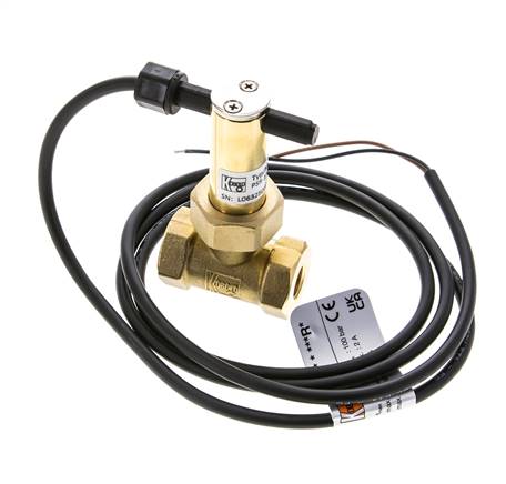 G1/4'' Messing Inline-Paddel-Strömungsschalter 2.3-4.7 l/min 100 bar
