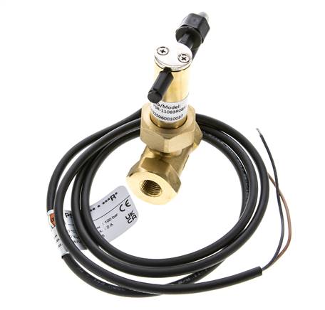 G1/4'' Messing Inline-Paddel-Strömungsschalter 2.3-4.7 l/min 100 bar