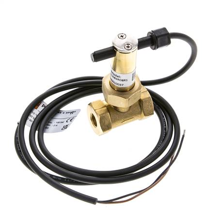 G1/4'' Messing Inline-Paddel-Strömungsschalter 2.3-4.7 l/min 100 bar