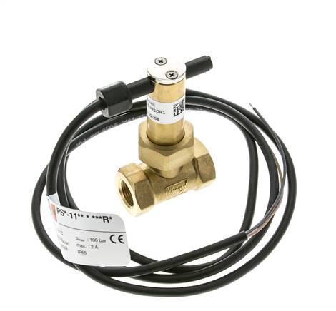 G3/8'' Messing Inline-Paddel-Strömungsschalter 2.8-6 l/min 100 bar