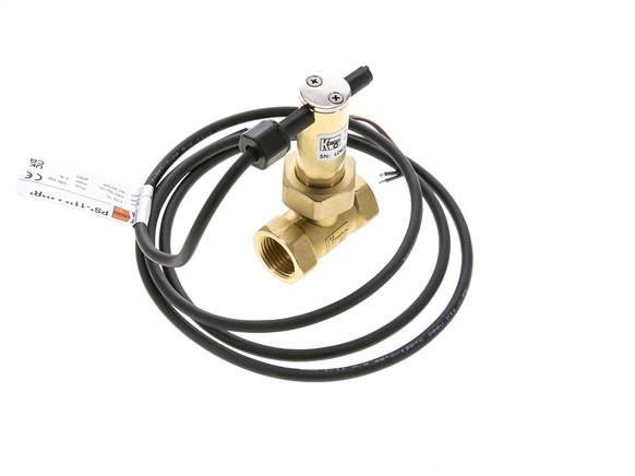 G1/2'' Messing Inline-Paddel-Strömungsschalter 2.7-6.4 l/min 100 bar