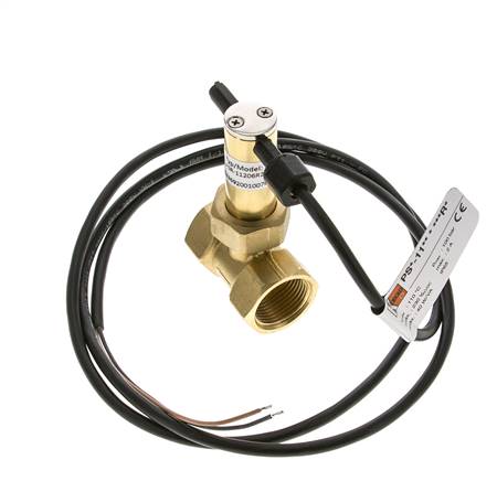 G3/4'' Messing Inline-Paddel-Strömungsschalter 7.7-13.4 l/min 100 bar