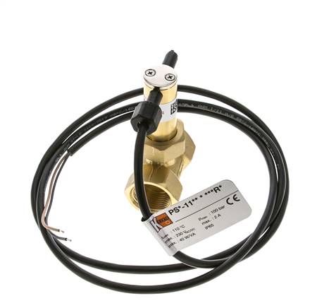 G3/4'' Messing Inline-Paddel-Strömungsschalter 7.7-13.4 l/min 100 bar