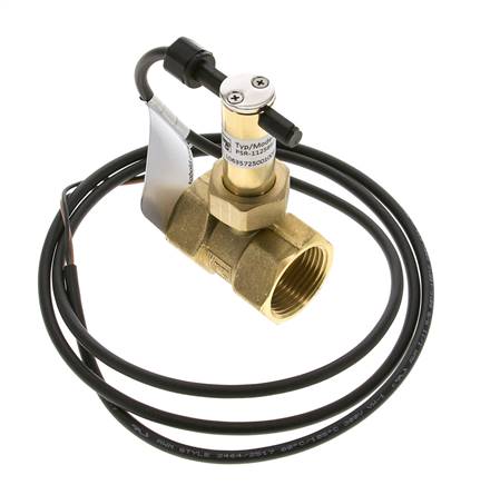 G1'' Messing Inline-Paddel-Strömungsschalter 7.4-18.2 l/min 100 bar