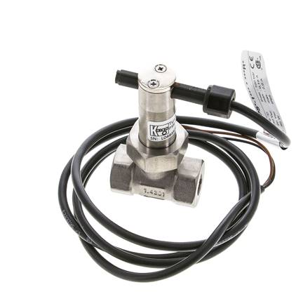 G1/4'' Edelstahl Inline-Paddel-Strömungsschalter 2.3-4.7 l/min 250 bar