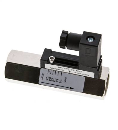 G1/2'' Messing-Schwebekörper-Strömungsschalter Öl 0.5-1.6 l/min 300 bar