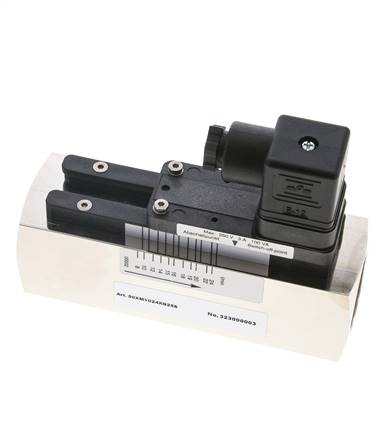 G1'' Messing-Schwebekörper-Strömungsschalter Öl 8-24 l/min 250 bar