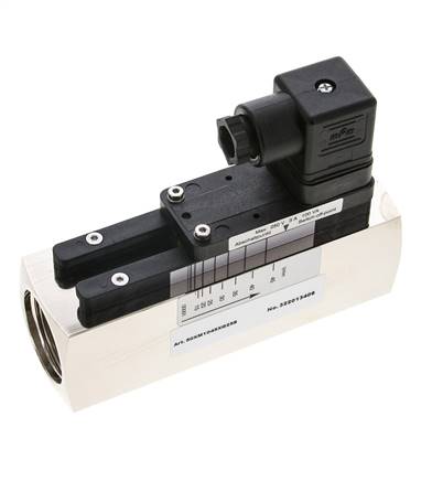 G1'' Messing-Schwebekörper-Strömungsschalter Öl 15-45 l/min 250 bar