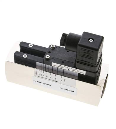 G1'' Messing-Schwebekörper-Strömungsschalter Öl 15-45 l/min 250 bar