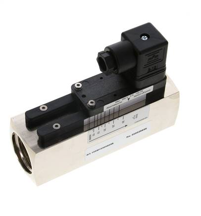 G1'' Messing-Schwebekörper-Strömungsschalter Wasser 10-30 l/min 250 bar