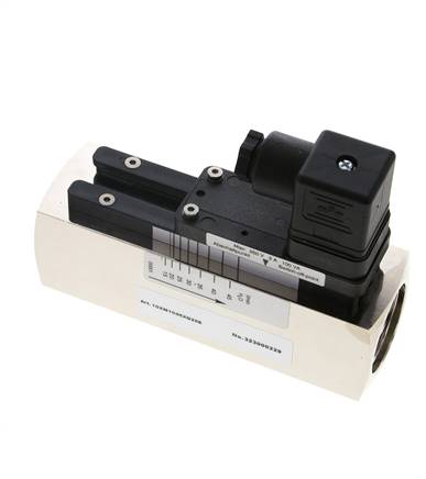G1'' Messing-Schwebekörper-Strömungsschalter Wasser 15-45 l/min 250 bar