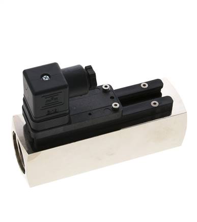 G1'' Messing-Schwebekörper-Strömungsschalter Wasser 15-45 l/min 250 bar