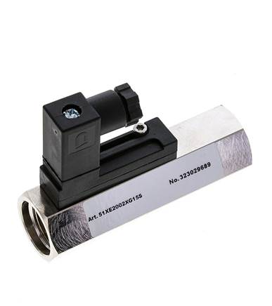 G1/2'' Edelstahl-Schwebekörper-Strömungsschalter Öl 0.5-1.6 l/min 350 bar