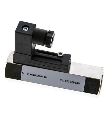 G1/2'' Edelstahl-Schwebekörper-Strömungsschalter Öl 0.5-1.6 l/min 350 bar