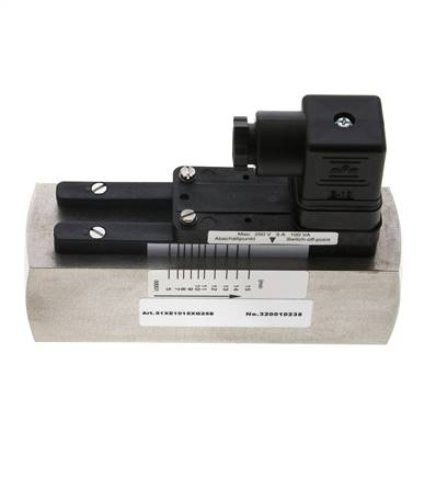 G1'' Edelstahl-Schwebekörper-Strömungsschalter Öl 5-15 l/min 300 bar