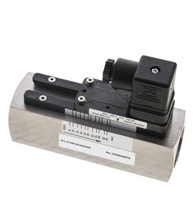 G1'' Edelstahl-Schwebekörper-Strömungsschalter Öl 8-24 l/min 300 bar