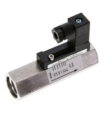 G1/2'' Edelstahl-Schwebekörper-Strömungsschalter Wasser 0.4-1.8 l/min 350 bar