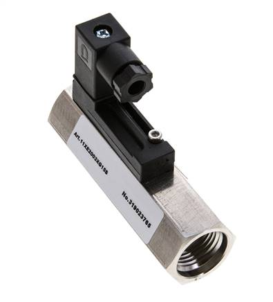 G1/2'' Edelstahl-Schwebekörper-Strömungsschalter Wasser 0.8-3.2 l/min 350 bar