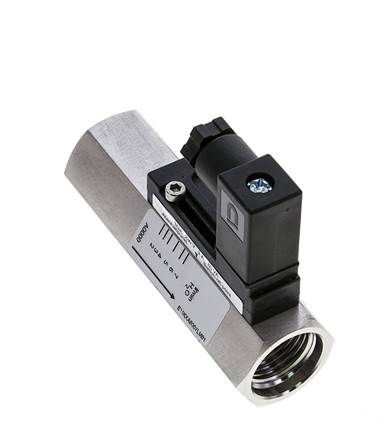 G1/2'' Edelstahl-Schwebekörper-Strömungsschalter Wasser 2-7 l/min 350 bar