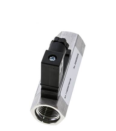 G1/2'' Edelstahl-Schwebekörper-Strömungsschalter Wasser 2-7 l/min 350 bar