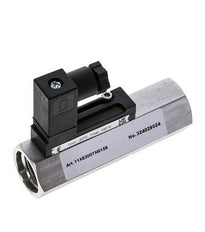 G1/2'' Edelstahl-Schwebekörper-Strömungsschalter Wasser 2-7 l/min 350 bar