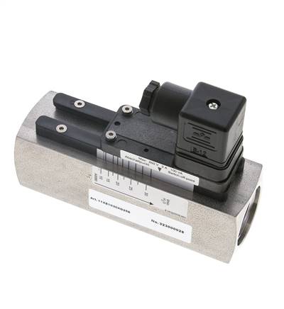 G1'' Edelstahl-Schwebekörper-Strömungsschalter Wasser 10-30 l/min 300 bar