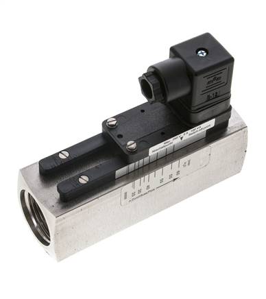 G1'' Edelstahl-Schwebekörper-Strömungsschalter Wasser 20-60 l/min 300 bar