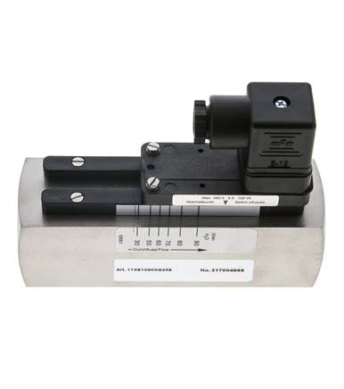 G1'' Edelstahl-Schwebekörper-Strömungsschalter Wasser 30-90 l/min 300 bar