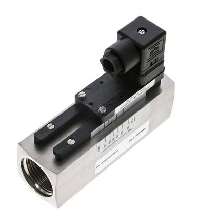 G1'' Edelstahl-Schwebekörper-Strömungsschalter Wasser 30-90 l/min 300 bar