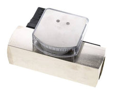 G1'' Messing-Schwebekörper-Durchflussmesser und -Strömungsschalter Öl 5-15 l/min