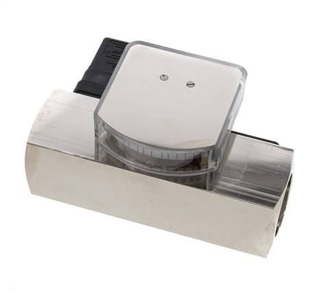 G1'' Messing-Schwebekörper-Durchflussmesser und -Strömungsschalter Öl 8-24 l/min