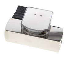 G1'' Messing-Schwebekörper-Durchflussmesser und -Strömungsschalter Öl 15-45 l/min