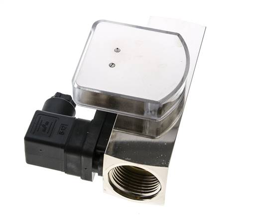G1'' Messing-Schwebekörper-Durchflussmesser und -Strömungsschalter Öl 15-45 l/min