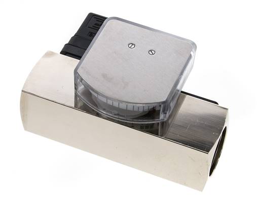 G1'' Messing-Schwebekörper-Durchflussmesser und -Strömungsschalter Öl 20-60 l/min