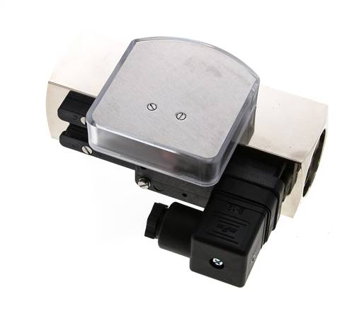 G1'' Messing-Schwebekörper-Durchflussmesser und -Strömungsschalter Öl 20-60 l/min